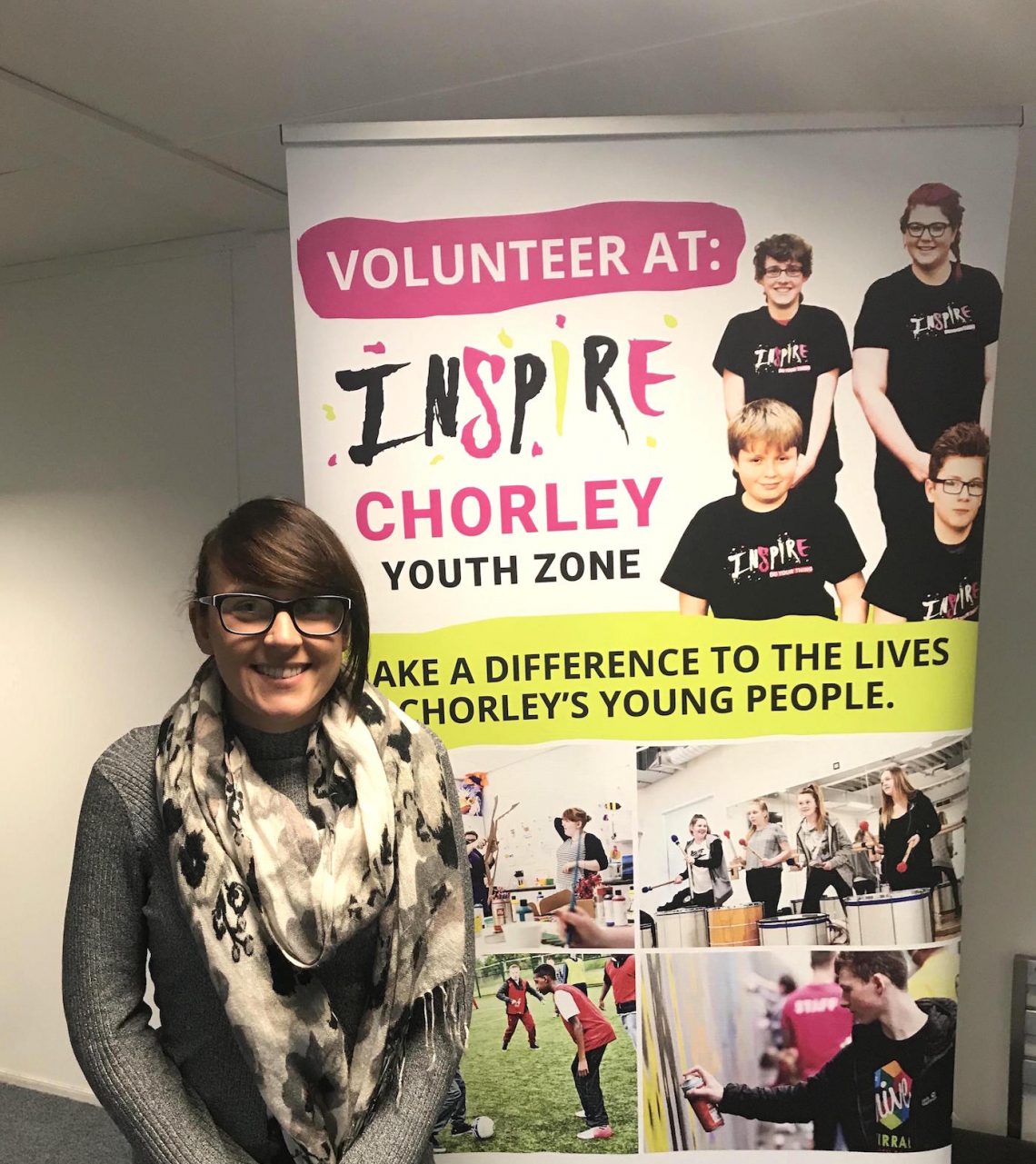 Chorley Inspire Youth Zone Volunteer