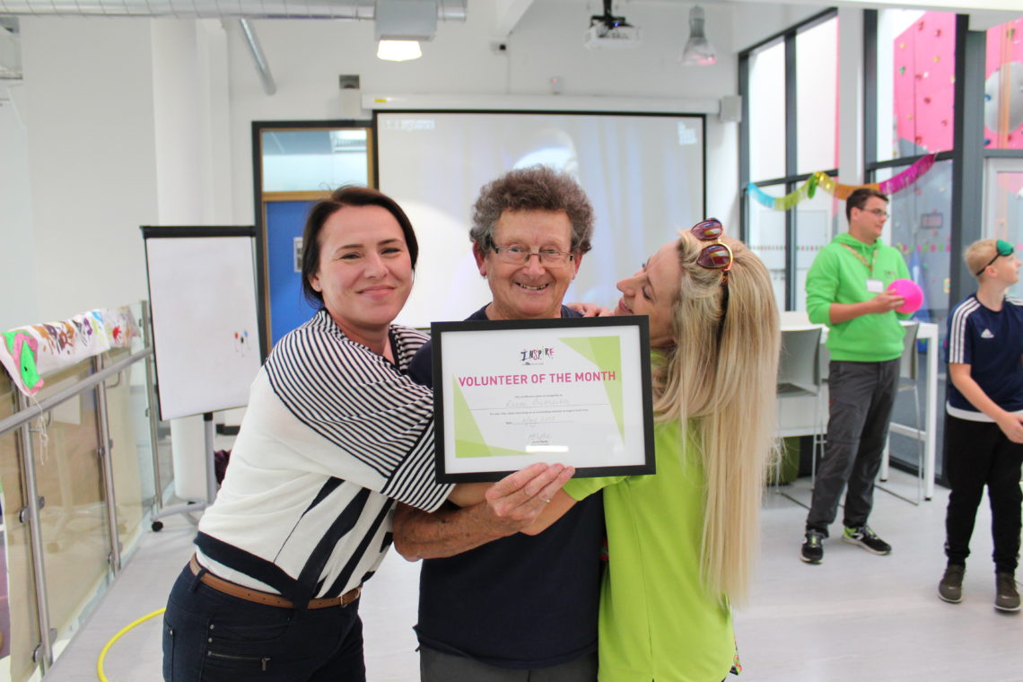 Inspire Youth Zone Volunteer Of The Month