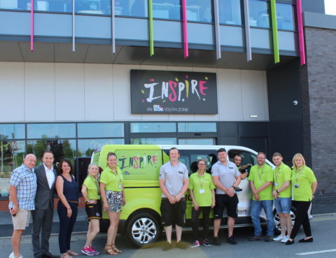 Inspire Youth Zone Minibus vinyl wrap revealed