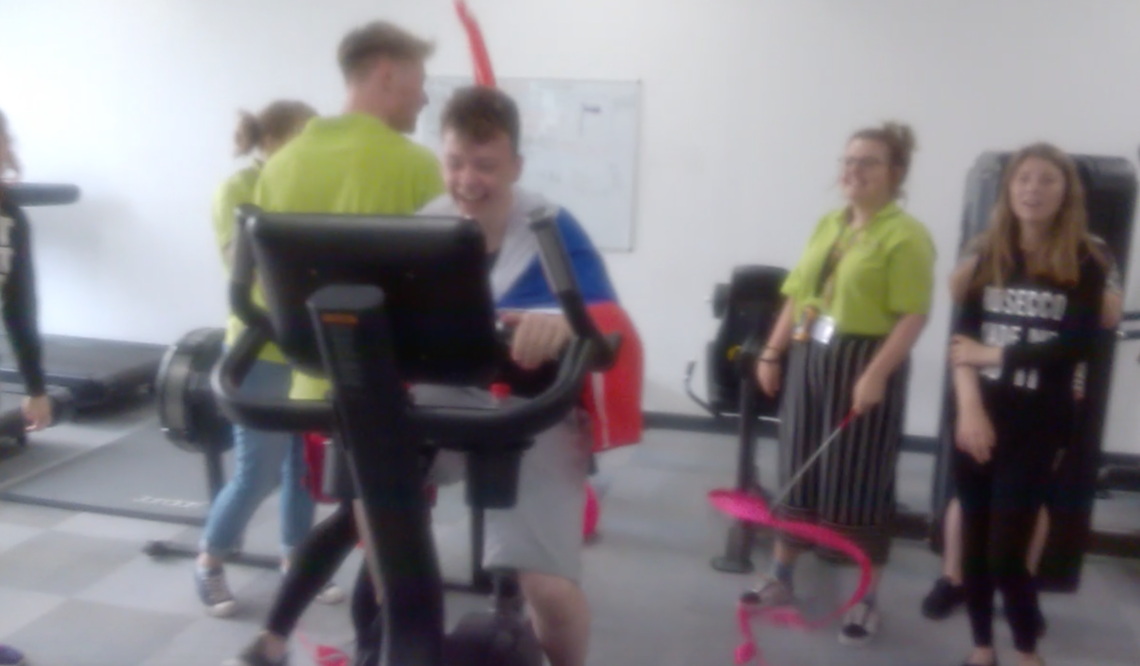 Youth Zone member Alfie is inspired to get active
