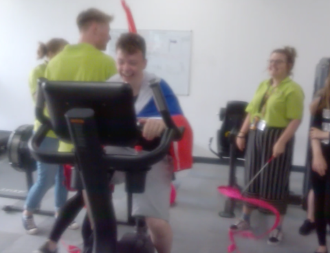 Youth Zone member Alfie is inspired to get active